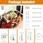 Furniture Anchors (10 Packs) Anti Tip Furniture Anchors for Baby Proofing, Furniture Wall Anchor Earthquake Straps for Furniture Dresser Wall Safety Anchor Furniture Fasteners to Wall, White - Image 9