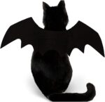 Pet Cat Bat Wings for Halloween Party Decoration, Puppy Collar Leads Cosplay Bat Costume,Cute Puppy Cat Dress Up Accessories - Image 3