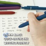 Gel Pens, 5 Pcs 0.5mm Black Ink Pens Fine Point Smooth Writing Pens with Silicone Grip, High-End Series Metal Clip Retractable Pens for Journaling Note Taking (Vintage) - Image 6