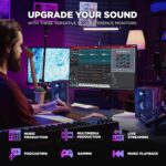 M-Audio BX4 4.5" Studio Monitors, HD PC Speakers for Recording and Multimedia with Music Production Software, 120W, Pair, Black - Image 3