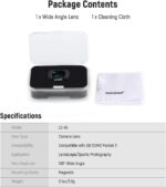 NEEWER 0.75X Wide Angle Lens Compatible with DJI OSMO Pocket 3 Creator Combo Accessories, Expanded FOV of 108°, Magnetic Coated Aspherical Action Camera Lens, LS-45 - Image 9