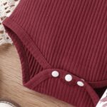 Newborn Baby Girl Clothes Outfits Ruffle Romper and Short Pant Sets with Headband Infant Bodysuits - Image 7