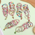 Cooluckday 36 Pcs Holiday Bracelets for Women Teen Girls Gifts Easter Mother's Day Christmas St. Patrick's Day Mardi Gras Bracelets Stackable Stretch Friendship Bracelets Set - Image 3