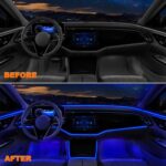 Interior Car LED Strip Lights with Wireless APP and Remote Control, RGB 5 in 1 Ambient Lighting Kits with 236 inches Fiber Optic, 16 Million Colors Car Neon Lights, Sync to Music - Image 8
