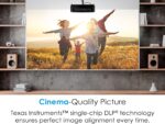 Optoma HD146X High Performance Projector for Movies & Gaming | Bright 3600 Lumens | DLP Single Chip Design | Enhanced Gaming Mode 16ms Response Time - Image 3