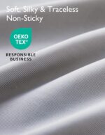 Momcozy Life CoolMurm Cooling Comforter for Hot Sleepers, King/Cali King 106"x90" Soft Breathable Pregnancy Cooling Blanket, 3-Second Cooling, 8 Hours+ Stay Cool All Night, Deep Light Grey - Image 8