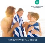 LANE LINEN 100% Cotton Beach Towel - 2 Pack Beach Towels Oversized, Cabana Stripe Large Beach Towel, Soft & Quick Dry Pool Towels, Beach Essentials for Women (30" x 60”) Absorbent Bath Towels - Blue - Image 9