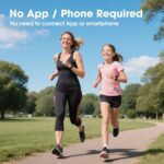 Kummel Smart Watch for Girls Boys Teens No App/Phone Required, Fitness Watches for Kids with Heart Rate, Sleep Monitor, Step Counter, Calories Tracker, Pedometer Waterproof Watch, Lightweight - Image 3