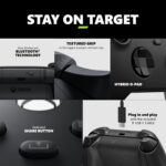 Xbox Wireless Gaming Controller + USB-C® Cable (2025) – Carbon Black – Play on Xbox, Windows, Android, iOS, FireTV Sticks, Smart TVs, VR Headsets - Image 5