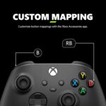 Xbox Wireless Gaming Controller + USB-C® Cable (2025) – Carbon Black – Play on Xbox, Windows, Android, iOS, FireTV Sticks, Smart TVs, VR Headsets - Image 6