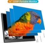Portable Monitor 16.0inch FHD 1920 * 1200P USB C HDMI Ultra-Slim IPS Travel Display & Speakers, HDR Plug&Play, External Monitor for Laptop PC, Phone,Mac - Image 3