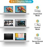 Portable Monitor 16.0inch FHD 1920 * 1200P USB C HDMI Ultra-Slim IPS Travel Display & Speakers, HDR Plug&Play, External Monitor for Laptop PC, Phone,Mac - Image 7