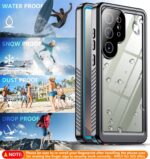 SPIDERCASE for Samsung Galaxy S25 Ultra Case Waterproof, Built-in Screen&Camera Lens Protector, [IP68 Underwater][12FT Military Grade Shockproof] Full Protection Phone Case 6.9”, Blue/Clear - Image 9