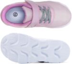 Toandon Toddler Kids Sparkle Breathable Lightweight Sneakers Light Up by Step - Image 6