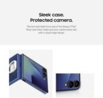 Samsung Galaxy Z Flip7 Ring Phone Case Clear, Protective Cover with Built-in Ring, Easy to Carry, Slim, Sleek, US Version, Transparent - Image 5