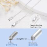 Jewlpire Solid 18k Gold Over 925 Sterling Silver Chain Necklace for Women, 1.2mm Cable Chain Necklace Thin & Dainty & Sturdy Women's Chain Necklaces 14/16/17/18/20/22/24 Inch - Image 5