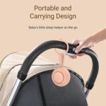 Portable Baby Sound Machine [White Noise for Babies Kids Adults][Sleep Soother][12 Soothing Sounds] 15 Hours Battery Life, Registry Gift,Shower,Clips on Baby Stroller.Peach - Image 6