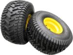 Marastar 20808-PK Tubeless Pneumatic 20x8.00-8 Tire and Wheel Assembly, Replacement Rear Tire for John Deere Riding Mowers, Turf Traction Tread, 2 Pack - Image 3