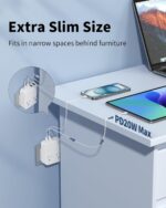 USB C Charger Block 30W,Slim Flat USB Wall Charger Plug with 2 Outlet Ports,Multi USB C Charging Power Adapter for Home Travel Office School - Image 4