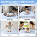 Baby Lounger - Baby Lounger for Newborn, 0-24 Months, Infant Lounger for Home and Travel, Soft Cotton, Baby Nest Lounger, Newborn Babies Essentials Gifts, ZumaBlue (Lounger Cover Included) - Image 7
