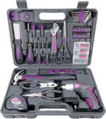 44PCS 4V Cordless Screwdriver Tool Kit Set Pink Color Tools Lady Tools Kit Home Repair Set Toolbox Hand Tool Kit Storage Case Gift Set LADYCRAFT - Image 7