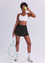 PINSPARK Tennis Skirts for Women Pleated Athletic Skort Lightweight Golf Skirts with Shorts Pocket Workout Pickleball - Image 4