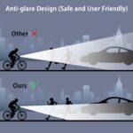 Super Bright LED Bike Light, USB Rechargeable Bicycle Headlight, Waterproof Bike Headlight, Waterproof Bike Headlight,Daytime Running Light,MTB Off-Road Cycling Commuting - Image 7