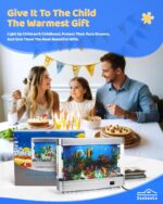 Fake Fish Tank Baby Aquarium - Artificial Fish Lamp with Moving Tropical Fish - LED Sensory Aquarium Light for Bedroom, Office, Kids, and Cat Lovers - Relaxing Night Light & Stress Reliever - Image 5