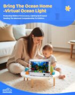 Fake Fish Tank Baby Aquarium - Artificial Fish Lamp with Moving Tropical Fish - LED Sensory Aquarium Light for Bedroom, Office, Kids, and Cat Lovers - Relaxing Night Light & Stress Reliever - Image 8