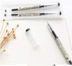 BEMLP Gel Ink Pen Extra Fine Point Pens Ballpoint Pen 0.35mm Black for Japanese Office School Stationery Supply 12 Pieces - Image 4
