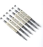 BEMLP Gel Ink Pen Extra Fine Point Pens Ballpoint Pen 0.35mm Black for Japanese Office School Stationery Supply 12 Pieces - Image 5