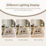 Treocho 63 Inch Long Console Tables for Entryway, 2-Tier Modern Wood Sofa Table with Shelf Behind Couch, Contemporary Narrow Entryway Table for Living Room, Hallway, Entrance, Hallway, Entrance, Oak - Image 9