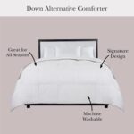 kate spade new york Noel Full/Queen Comforter, Down Alternative Comforter with Jacquard Dot Design, 300 Thread Count and 100% Cotton, All Season Bedding, Machine Washable, White - Image 6