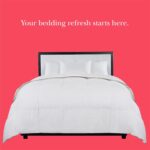 kate spade new york Noel Full/Queen Comforter, Down Alternative Comforter with Jacquard Dot Design, 300 Thread Count and 100% Cotton, All Season Bedding, Machine Washable, White - Image 8