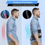 NEENCA Lower Back Brace for Lower Back Pain Relief, Medical Grade Lumbar Support Belt for Women Men, Herniated Disc,Lumbar Strain,Sciatica, Scoliosis (Black, XX-Large) - Image 5