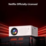 【Netflix-Officially-Licensed】TMY Mini Projector with WiFi and bluetooth, 1080P Full HD Portable Projector, Movie Projector Compatible with TV Stick Smartphone/HDMI/USB, indoor & outdoor use - Image 3