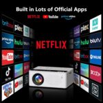 【Netflix-Officially-Licensed】TMY Mini Projector with WiFi and bluetooth, 1080P Full HD Portable Projector, Movie Projector Compatible with TV Stick Smartphone/HDMI/USB, indoor & outdoor use - Image 4