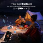 【Netflix-Officially-Licensed】TMY Mini Projector with WiFi and bluetooth, 1080P Full HD Portable Projector, Movie Projector Compatible with TV Stick Smartphone/HDMI/USB, indoor & outdoor use - Image 6