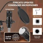 2025 Upgraded Podcast Equipment Bundle for 2, Recording Studio Package with Pro Audio Interface(4 Customize SE) and Podcast Microphone for Gamer Podcasting, Recording, Singing, Streaming - Image 4