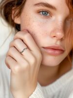 Silvora 925 Sterling Silver Ring Twisted Rope Wedding Band for Women with Cubic Zirconia Size 4-12 - Image 3