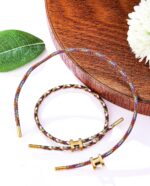 AIMADE Bracelets for Women Adjustable Charm Bracelet, 18k Gold-plated Buckle Design Titanium Steel Wire Rope Women's Gift Jewelry - Image 7