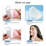 BAIMEI IcyMe Ice Roller for Face and Gua Sha Facial Tool Set, Ice Face Roller Reduces Puffiness Relieves Migraines Skin Care Tools, Self Care Gift for Women - Pink - Image 5