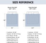 Loom and Mill 9-Piece Comforter Bed in a Bag, Elegant Damask Floral Comforter Set Queen Size, All Season Jacquard Bedding Sets with Bed Skirt, Euro Shams and Decorative Pillows(Beige Gold, Queen) - Image 5