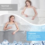 Topcee Cooling Comforter King Size (90"x108")-Cooling Blanket Everlasting Cold Touch for Hot Sleepers-Q-max>0.45 Double-Sided Lightweight Design Summer Ice Blanket for Night Sweats-Darkgrey - Image 5