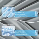 Topcee Cooling Comforter King Size (90"x108")-Cooling Blanket Everlasting Cold Touch for Hot Sleepers-Q-max>0.45 Double-Sided Lightweight Design Summer Ice Blanket for Night Sweats-Darkgrey - Image 6