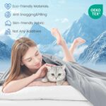 Topcee Cooling Comforter King Size (90"x108")-Cooling Blanket Everlasting Cold Touch for Hot Sleepers-Q-max>0.45 Double-Sided Lightweight Design Summer Ice Blanket for Night Sweats-Darkgrey - Image 7