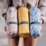 BAY LAUREL Turkish Beach Towel with Travel Bag 39 x 71 Quick Dry Sand Free Lightweight Large Oversized Towels Light - Image 6