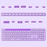 Wireless Keyboard and Mouse Combo - seenda Full Size 2.4G USB Wireless Keyboard Mouse Set, Quiet Cordless Computer Keyboard Mouse for Windows, Laptop, PC - Purple - Image 6