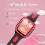 wonlex Kids Smart Watches 1.78" AMOLED Screen Smartwatches Boys Girls 6-12 Year GPS Location Video Calls SOS Camera Message Pedometer - Image 3