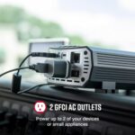 Cobra POWER 500W Power Inverter, Portable – 500-Watt Car Charger, 2 Grounded AC Outlets, 2 Fast Charge USB Ports and Remote Controller (CPIALCDG1) Compatible - Image 4